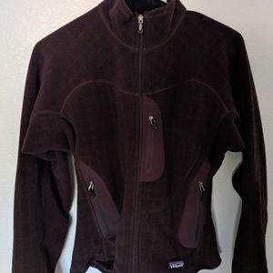 Women's Patagonia fleece jacket. Chocolate brown,